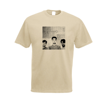 ymo坂本龙一细野晴臣电子摇滚乐队黑白印花纯棉男女短袖T背心坎肩