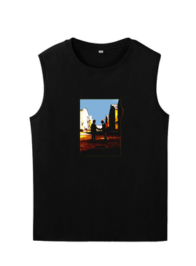 pink floyd平克弗洛伊德乐队亚文化纯棉坎肩无袖T背心