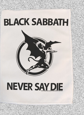 黑色安息日black sabbath never say die vol 4印花布贴包服配件