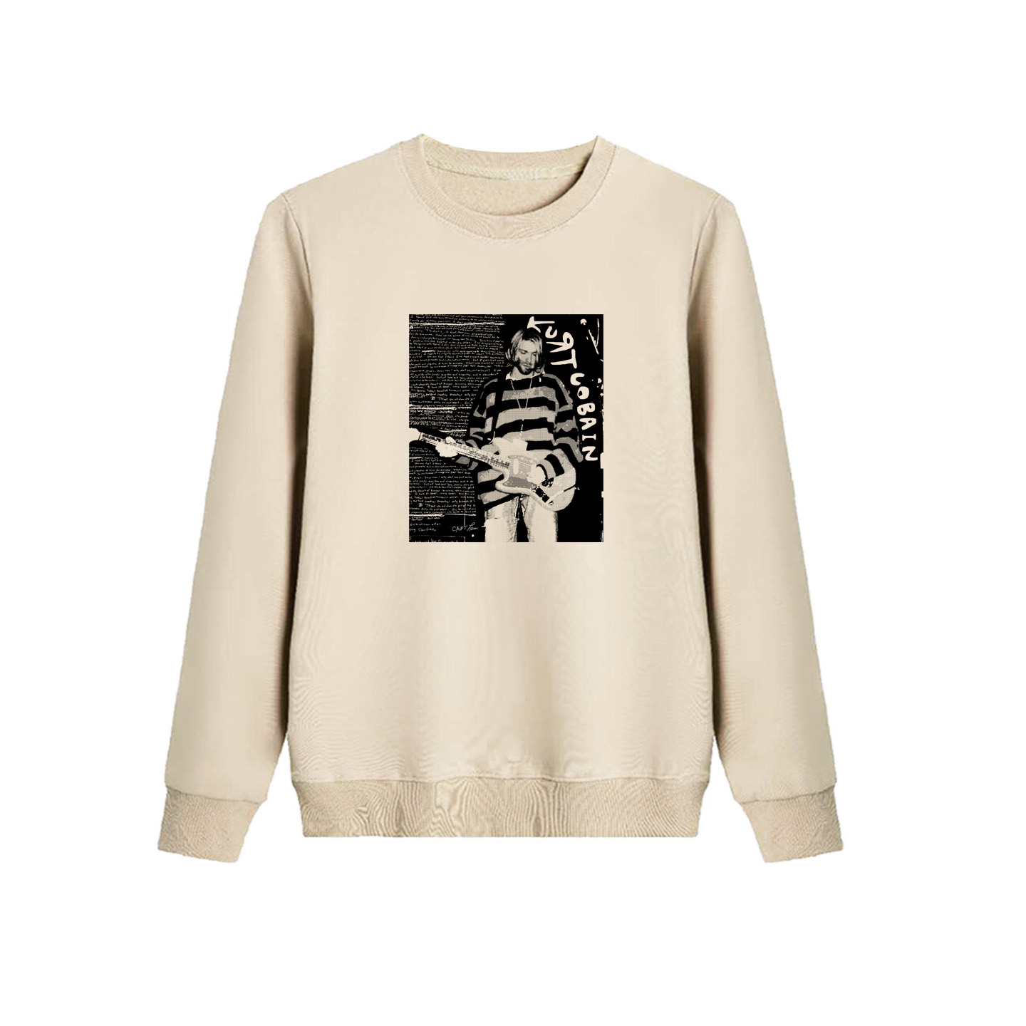 nirvana kurt cobain涅槃朋克复古摇滚乐队男女春秋款卫衣外套