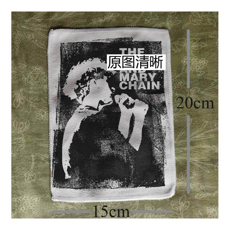 jamc and mary chain-玛丽链盯鞋摇滚朋克布贴包包衣服配件装饰