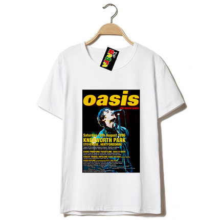 oasis绿洲乐队sonic youth音速青年pixies小妖精喷墨印花T恤