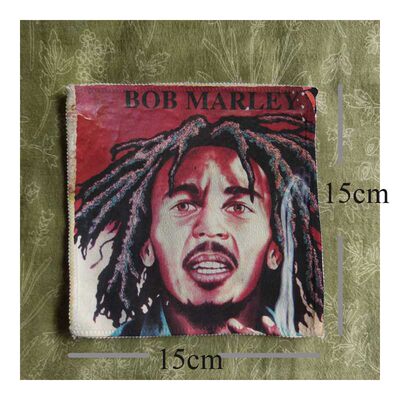 鲍勃马利bob marley雷鬼狮子红黄绿reggae lion布贴包包衣服配件