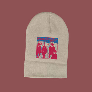 mbv=my bloody Valentine我的化学罗曼史印花拉伸裂纹男女冷帽子