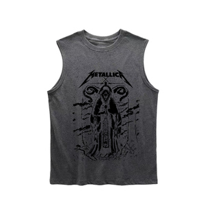 金属摇滚metallica北欧神话摇滚朋克手绘印花休闲坎肩背心无袖T恤