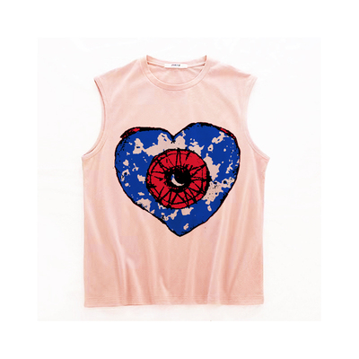 the-cure-love-song治愈爱心甜蜜哥特后朋恋爱情侣坎肩背心无袖T