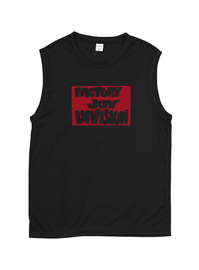 joy division快乐分裂朋克小众暗黑摇滚品质厚板印花无袖坎肩T恤