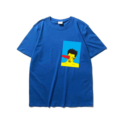 波普风搏击俱乐部布拉德皮特t恤