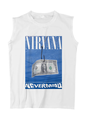 nirvana nevermind 涅盘别介意 垃圾朋克 个性摇滚 坎肩背心无袖T