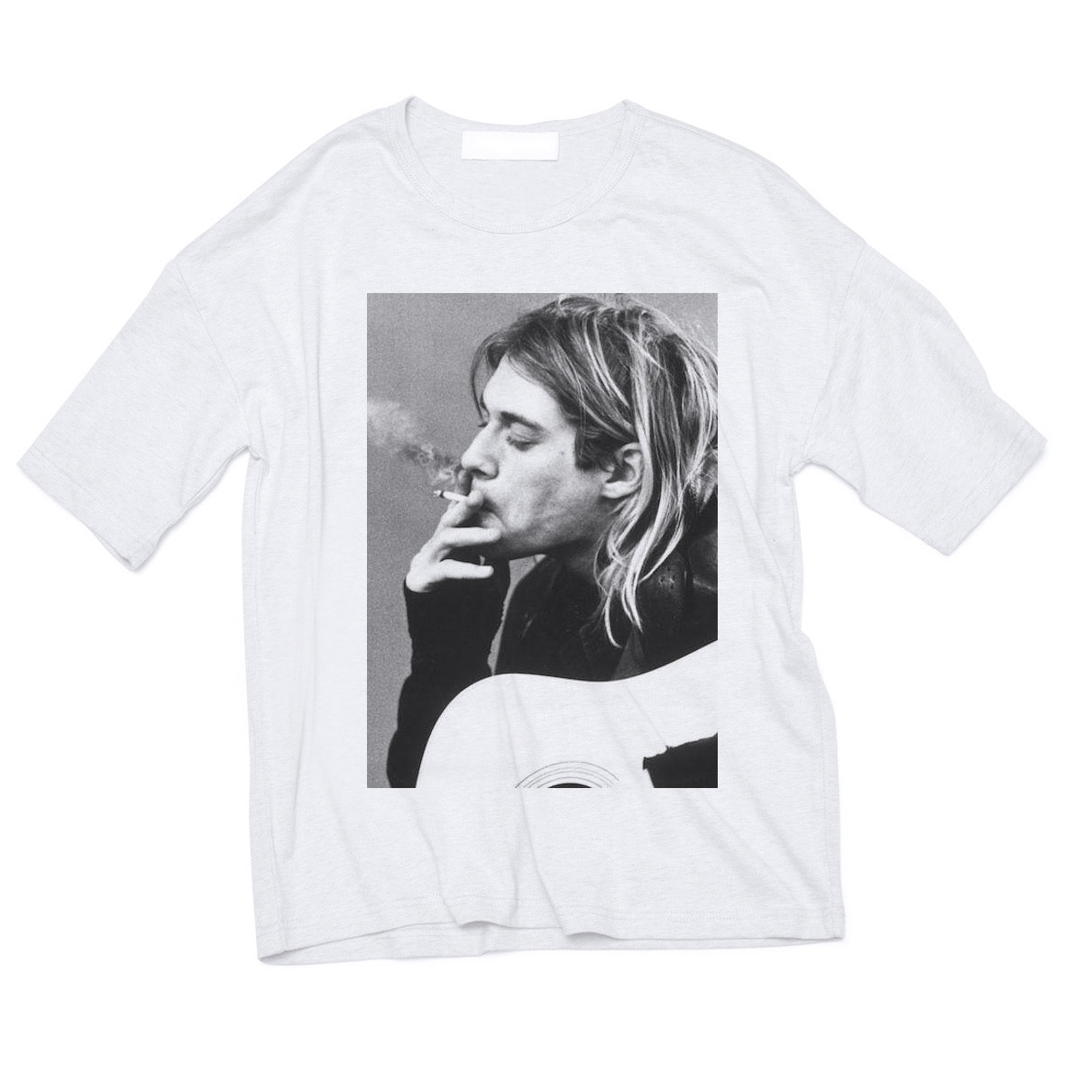 nirvana kurt cobain涅盘柯本摇滚复古宽松柔滑莫代尔短袖T恤衫