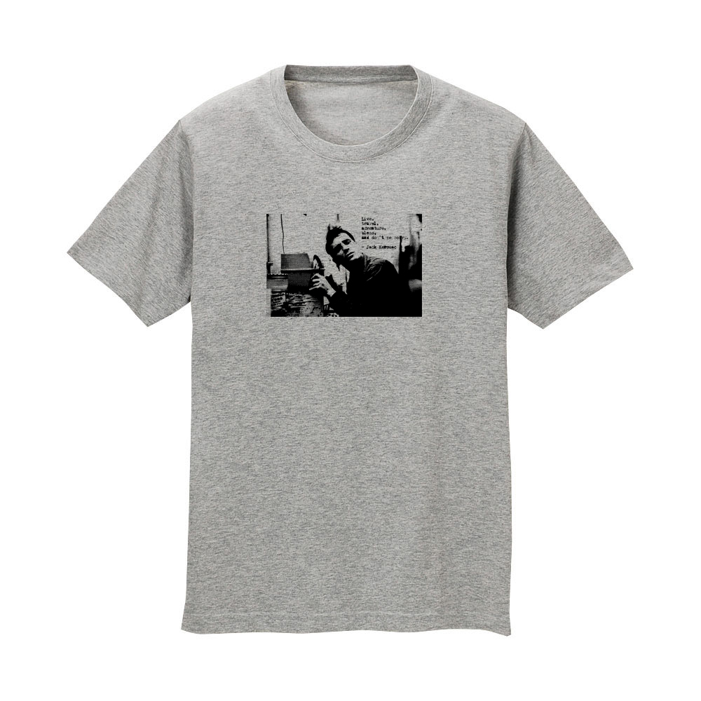 艾伦金斯堡杰克凯鲁亚克垮掉派作家诗人文艺风纯棉短袖T背心坎肩