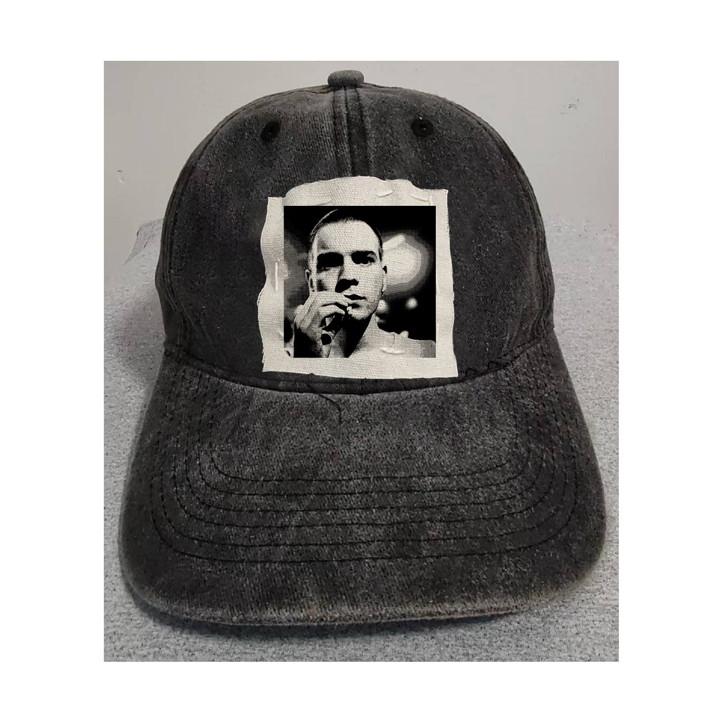 多款剪刀手爱德华猜火车文艺电影水洗做旧男女棉质鸭舌帽棒球帽子