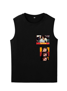 pulp fiction低俗小说黑色幽默昆汀电影文艺青年无袖背心坎肩T恤