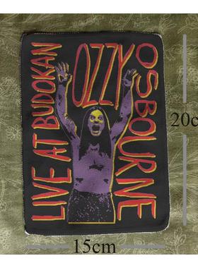 重金属黑色安息日black sabbath ozzy diy remake布贴包衣服配件