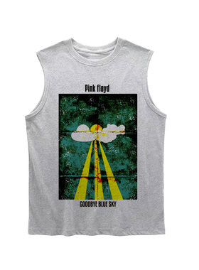 平克pink-floyd再见蓝天冷酷的世界反战暗黑摇滚坎肩背心无袖T恤