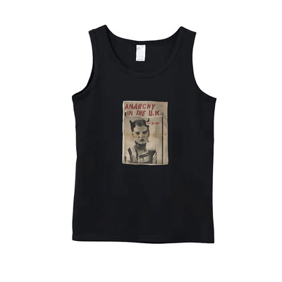 sex pistols小众朋克sid vicious 贴布男女纯棉中性款背心吊带T