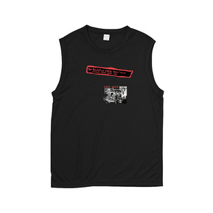 grrrl复古拼贴女性力量纯棉无袖 riot 背心坎肩T恤 kill 新bikini