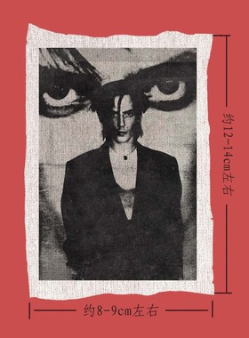 bauhaus包豪斯哥特朋克帆布布贴布标diy remake包包牛仔衣服配件