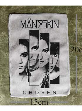 maneskin流行金属个性摇滚乐队印花diy remake牛仔衣布贴徽章