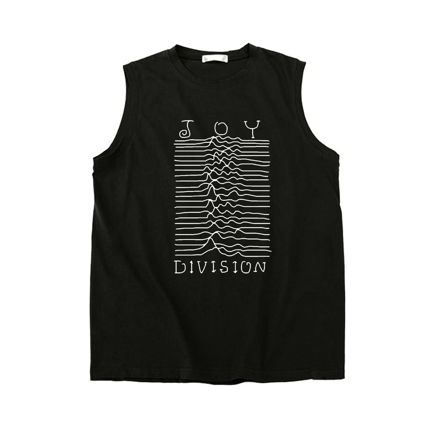 joy division unknown pleasures post punk手绘设计感纯棉坎肩
