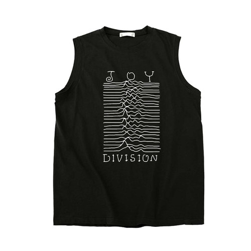 joy division unknown pleasures post punk手绘设计感纯棉坎肩