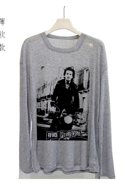 sex pistols性手枪朋克chaos punk摇滚宽松男女透气长袖T恤