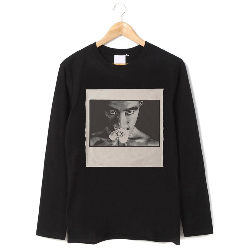 街头摄影 森山大道 三岛由纪夫 荒木暗黑纯棉文艺圆领长袖T恤卫衣