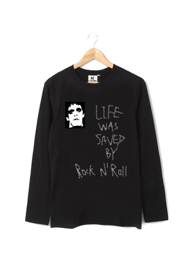 lou reed velvet underground地下丝绒朋克风手写手绘文艺摇滚T