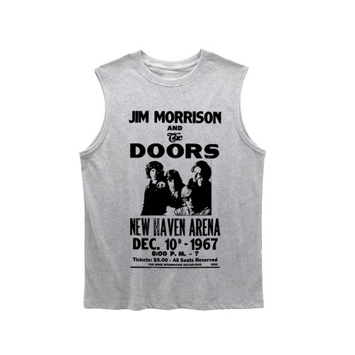 jim morrison the doors 吉姆莫里森大门摇滚休闲坎肩背心无袖T恤