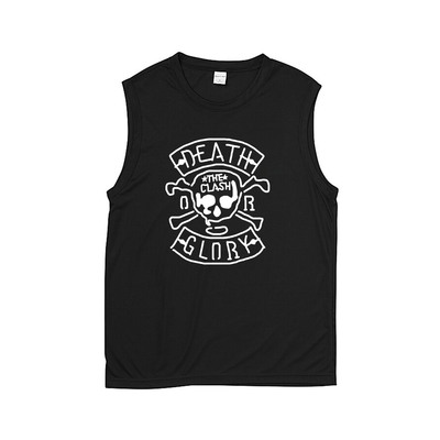 the clash death or glory冲击朋克复古摇滚手绘设计感纯棉坎肩
