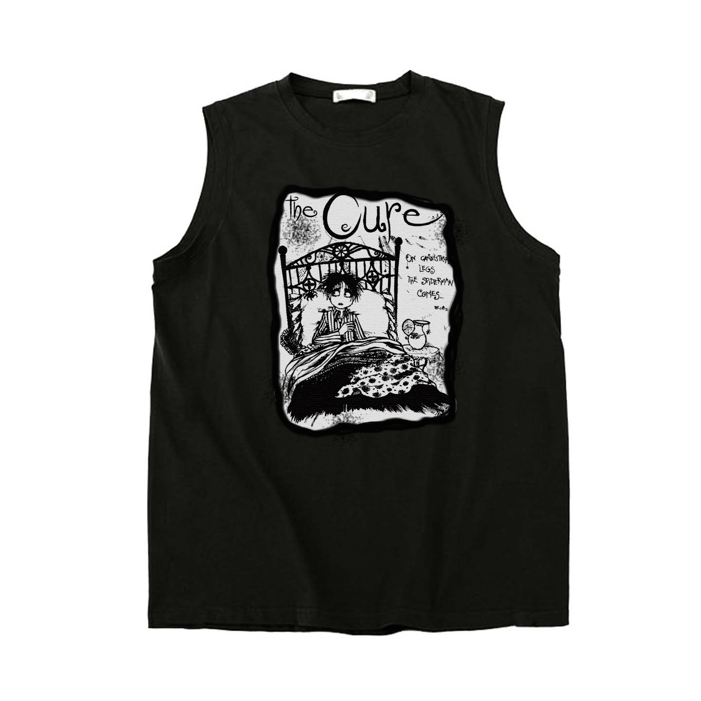 the cure post punk goth rock复古摇滚治愈男女纯棉无袖坎肩T恤,男装,T恤,淘宝优惠券,粉丝福利购,淘宝优惠卷