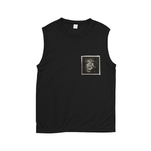 复古sonic 背心 youth音速青年噪音朋克便利贴设计纯棉坎肩无袖