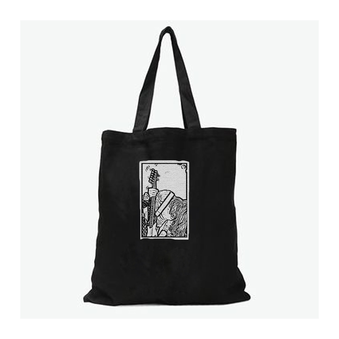 kurt cobain柯本手绘贴布印花朋克摇滚grunge黑色帆布包手提袋,箱包皮具/热销女包/男包,时尚帆布包,淘宝优惠券,粉丝福利购,淘宝优惠卷