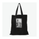 kurt cobain柯本手绘贴布印花朋克摇滚grunge黑色帆布包手提袋