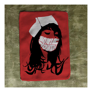 SONIC YOUTH音速青年手绘punk布贴布标布章diy remake衣服包包