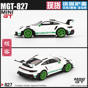 MINIGT#827 1:64 保时捷Porsche 911 992 GT3 RS 致敬卡雷拉版本