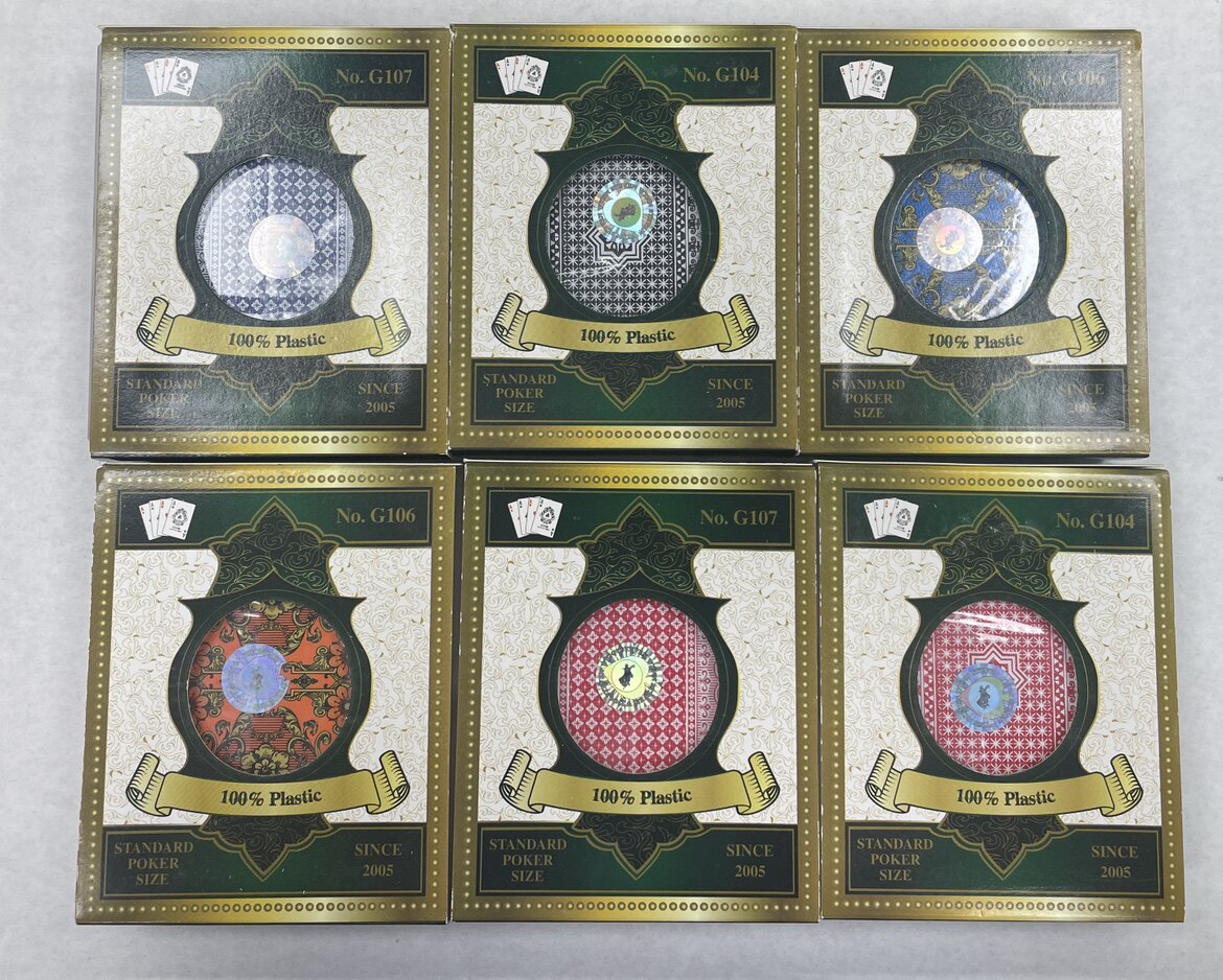 STW塑料扑克牌棋牌酒店专用游扑克/德州/掼蛋/花