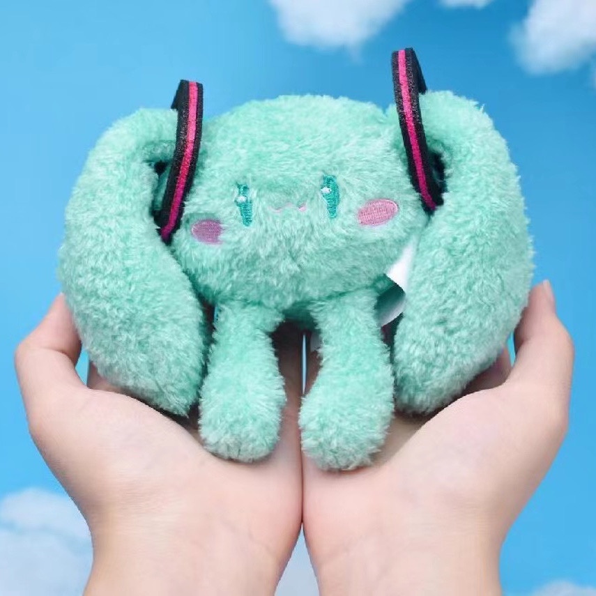 动漫二次元初音可爱mini未来fufu痛包毛绒玩偶挂件背包装饰礼物