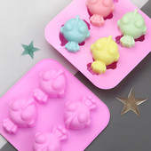 硅胶蛋糕模皂模4连咸蛋超人凹凸曼奥特曼宇宙英雄卡通模具diy烘焙