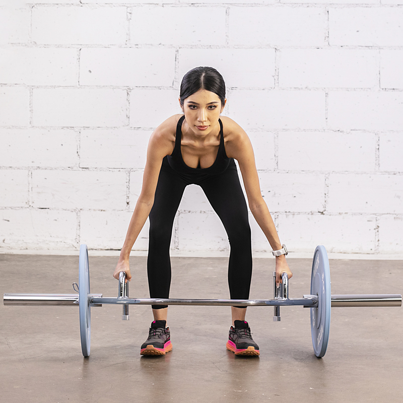 Vitox开口硬拉耸肩环型杠铃杆