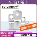 12窥口铜鼻子冷压接线端子头压线线耳 120 紫铜SC50