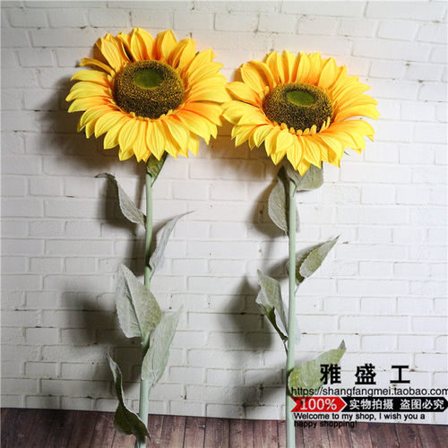 软装，公共场所装饰花向日葵仿真