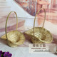 鸡蛋篮舞蹈道具花篮 采薇舞花篮 结婚花童用藤编广场舞罗敷行篮子
