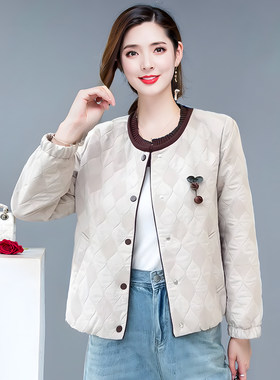 2026春秋新款菱格显瘦短外套女