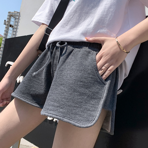 2021 sports shorts women's loose summer home Korean fashion casual high waist thin pajamas