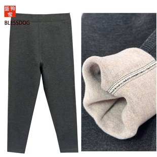 长裤 男女童修身 空气绒儿童加厚弹力打底裤 BLESSDOG蓝狗家秋冬新款