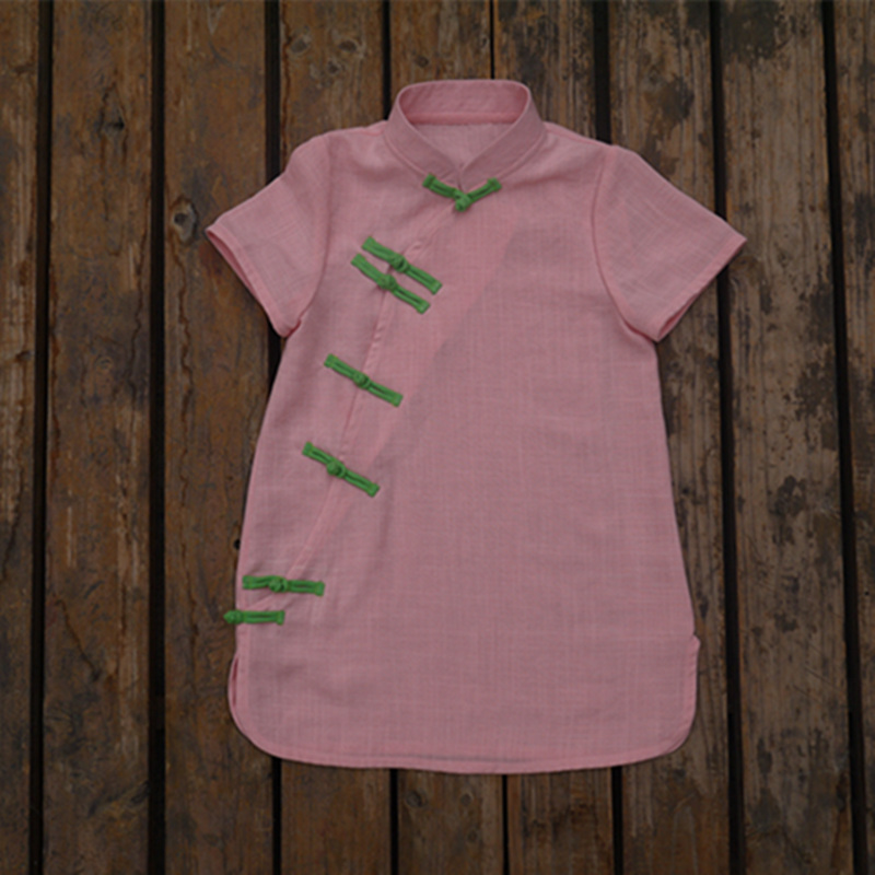 燕子棉麻手工盘扣定制汉服古装