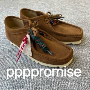 24aw 袋鼠鞋 复古街头eva牛皮休闲鞋 wallabee经典 ppppromise