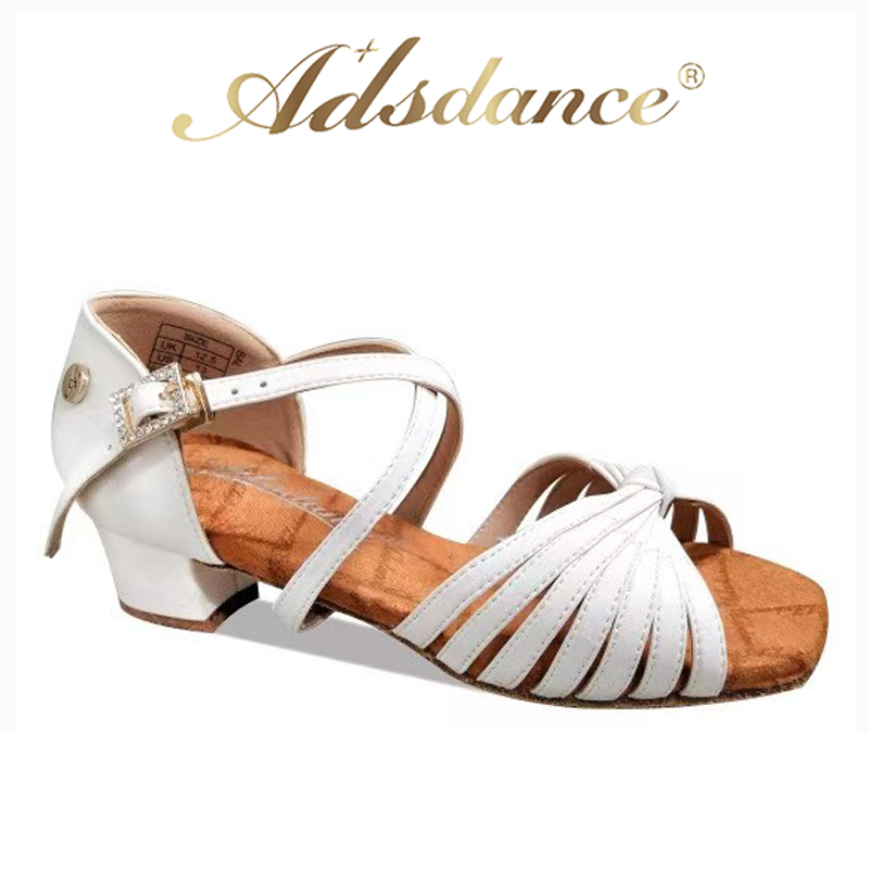 ADSdance拉丁舞鞋女童软底3.5cm