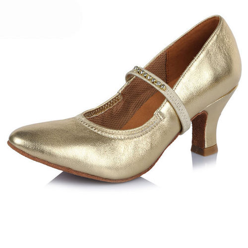 东方名派摩登舞鞋女室内软底羊皮